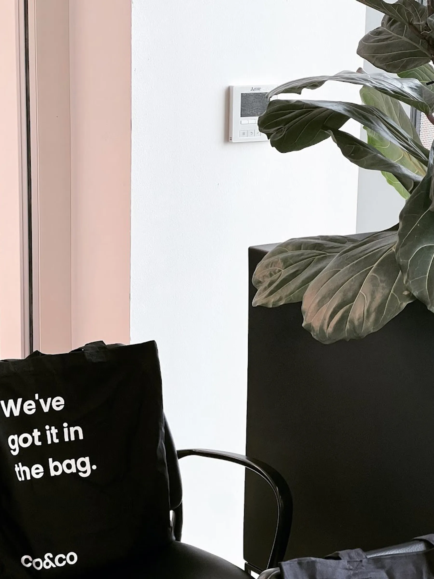 Coandco bag on chair